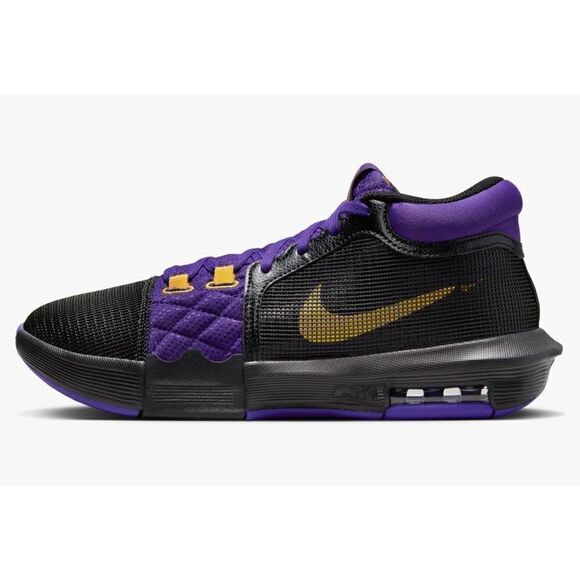 Nike Black and Purple Athletic Shoes - Picture 1 of 7